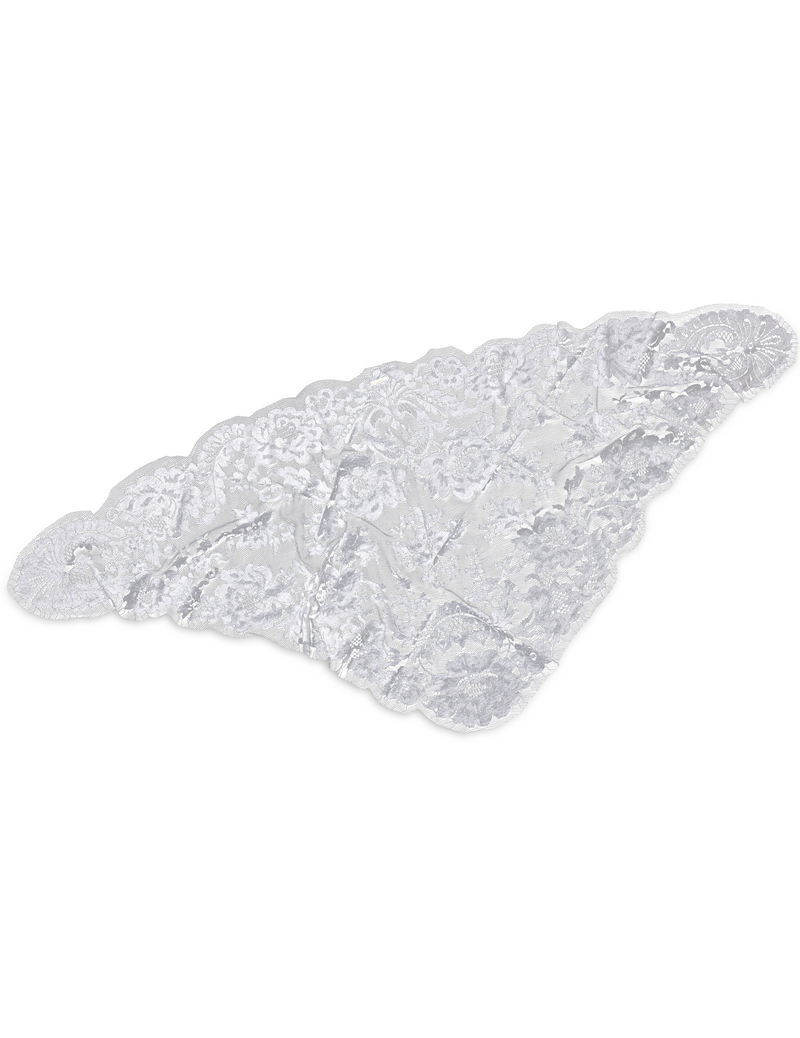 Delicate Lace scarf - Blanc Poème