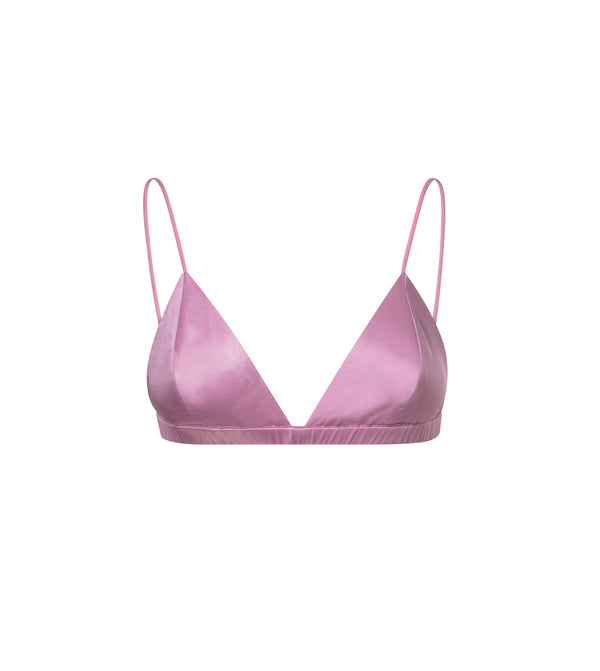 Ellie Silk Bra - Bubblegum