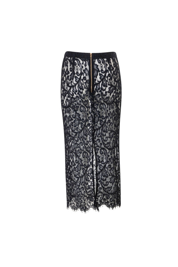 Erin Lace skirt - Deep Blue
