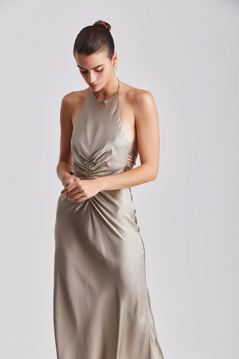 Nicole dress - Champaign Petit Pois TLV Nicole dress - Champaign Petit Pois TLV